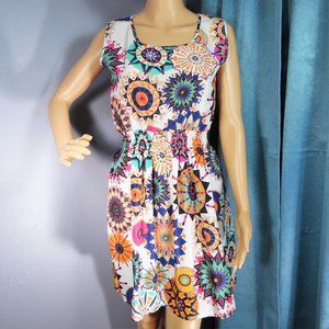 HXY Medallion Print Dress